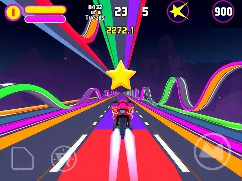 Holi Velocity Star gameplay showing power-ups in action